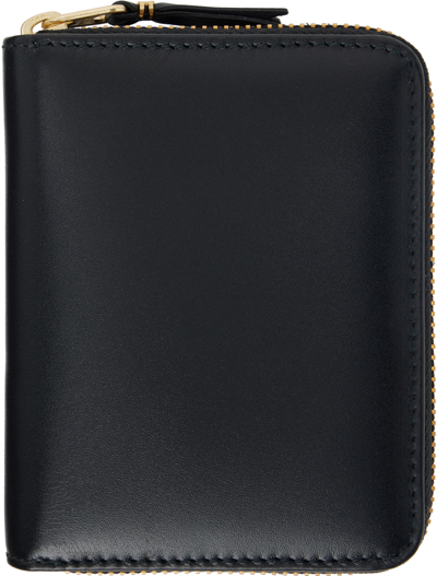 Comme Des Garçons Black Classic Zip Card Holder