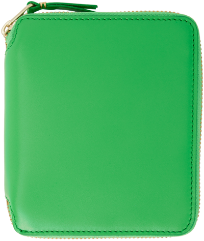 Comme Des Garçons Green Classic Print Wallet In 2 Green