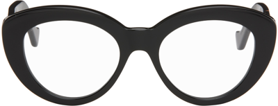 Loewe Black Chunky Anagram Glasses In 1 Shiny Black