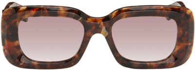 Chloé Tortoiseshell Gayia Sunglasses In 007 Havana