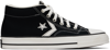 Converse Star Pattern Low Upper Board Shoes In Black