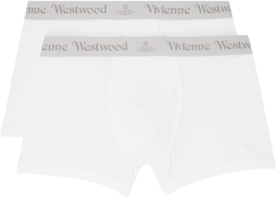 Vivienne Westwood Two-pack White Boxers In 233-j002y-a401