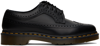 Dr. Martens' Dr. Martens Man Lace-up Shoes Black Size 11 Leather In Black Smooth
