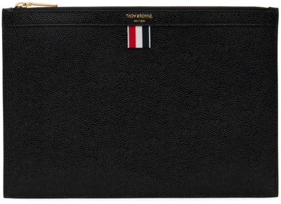 Thom Browne Small Document Holder In 001 Black