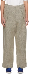 Ader Error Gray Banqu Trousers In Grey