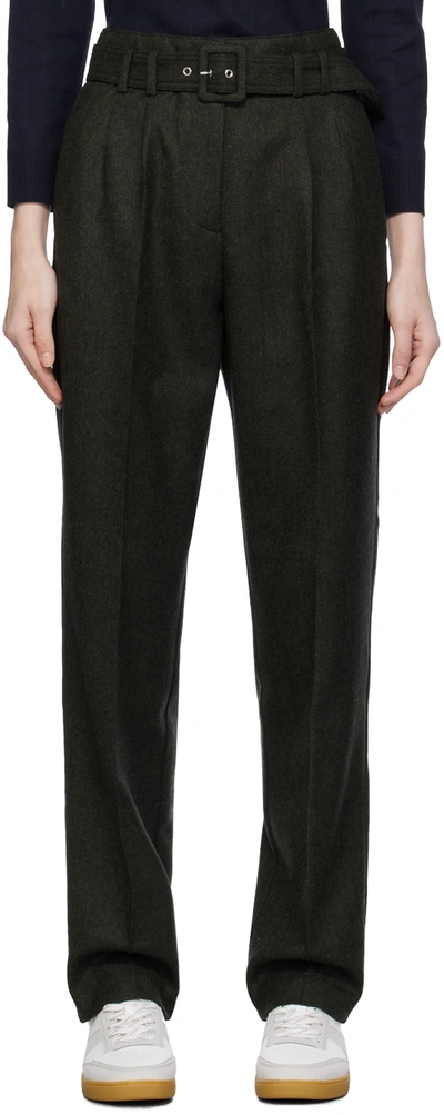 Apc Anthea Trousers In Dark_green