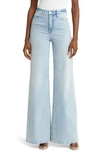 Good American Good Waist Palazzo Jeans In Blue452