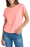 Splendid Skye Cuffed Tee In Terra