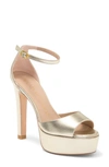 STUART WEITZMAN DISCO PLATFORM SANDAL