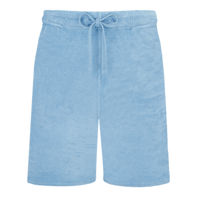 Vilebrequin Bolide Terry Bermuda Shorts In Blue