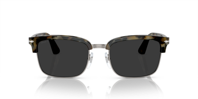 Persol Po3327s Rectangle-frame Sunglasses In Polar Black