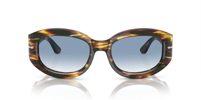 Persol Po3335s In Clear Gradient Blue