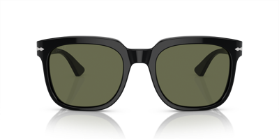Persol Square Frame Sunglasses In Green Polar