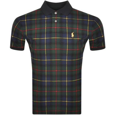 Ralph Lauren Tartan Polo T Shirt Green