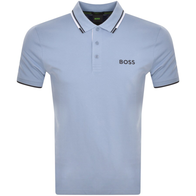 Boss Athleisure Boss Paddy Pro Polo T Shirt Blue