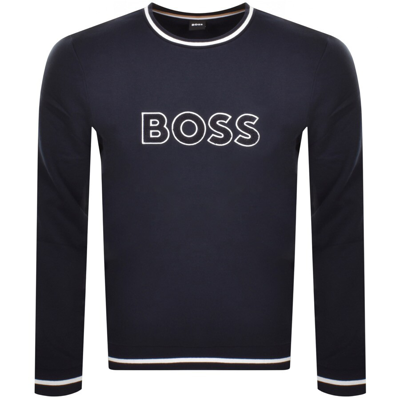 Boss Business Boss Contemporary Sweatshirt Navy