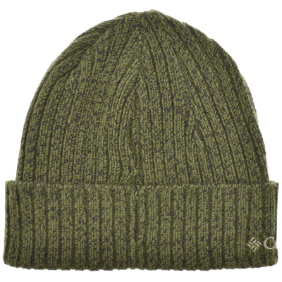 Columbia Watch Cap Logo Beanie Hat Green