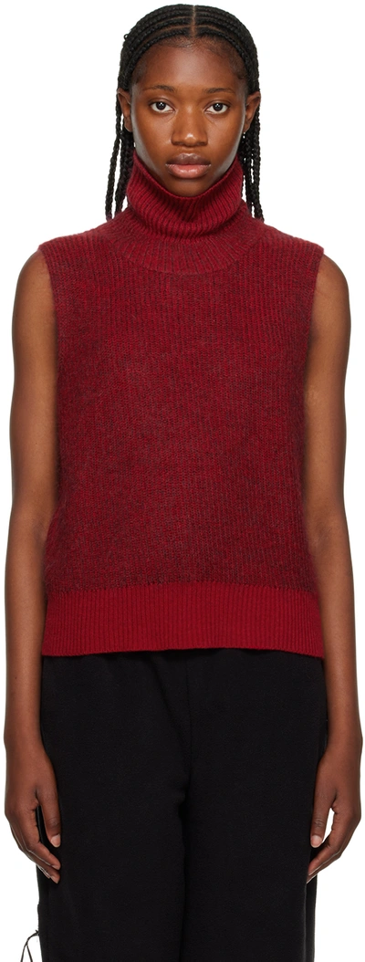 Soulland Red Eira Vest In Rot
