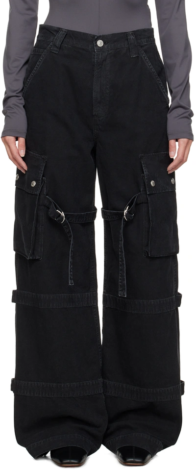 Agolde Vivian Strap In Black | ModeSens