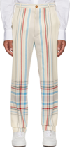 VIVIENNE WESTWOOD OFF-WHITE CRUISE TROUSERS