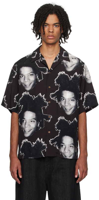 Wacko Maria Black Printed Shirt