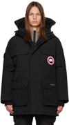Canada Goose Mens Black Expedition High-neck Shell-down Parka Jacket Xl In Black - Noir