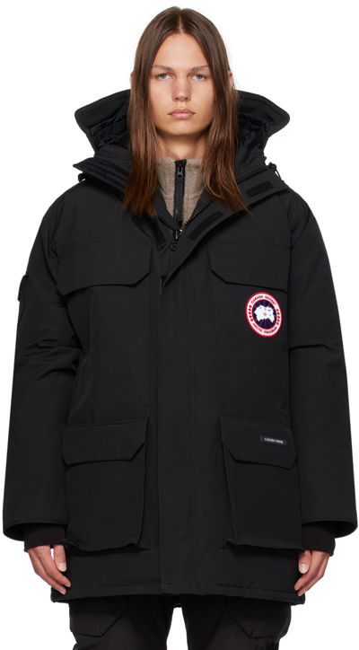 Canada Goose Black Expedition Down Jacket In Black - Noir