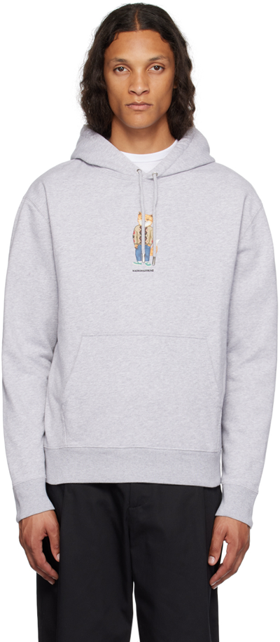 Maison Kitsuné Maison Kitsun Mens Grey Sweatshirt