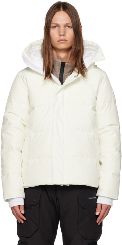 Canada Goose White Humanature Macmillan Down Jacket