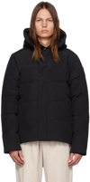 Canada Goose Macmillan Quilted Shell Hooded Down Parka In Black - Noir