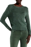 Nic + Zoe Playful Cuff Sweater In Green