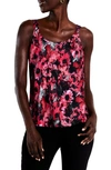 Nic + Zoe Glowing Garden Tank In Pink Multi