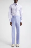 Tom Ford Slim Fit Poplin Button-up Shirt In Lilac