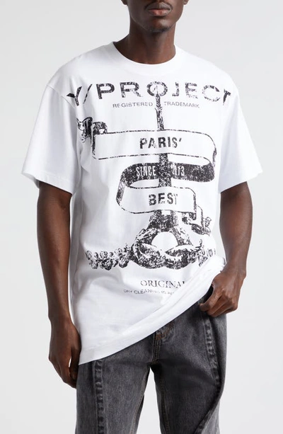 Y/PROJECT EVERGREEN PARIS' BEST ORGANIC COTTON GRAPHIC T-SHIRT