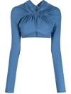 Atlein Woman Blue Tops In Blue