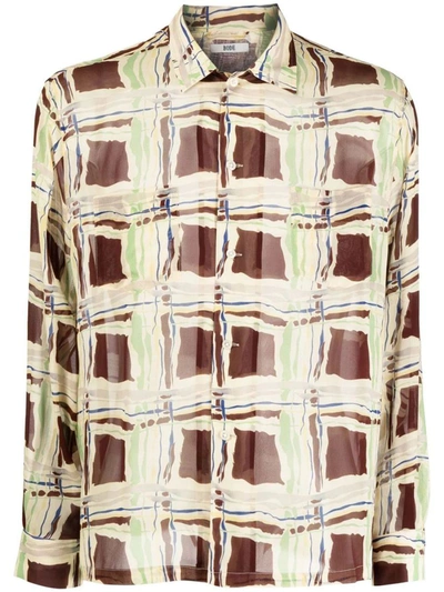 Bode Shirt In Brown Multi