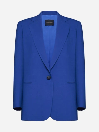 The Andamane Blazer In Electric Blue