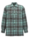 AMI ALEXANDRE MATTIUSSI AMI PARIS CHECK OVERSHIRT