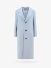Ami Alexandre Mattiussi Ami Paris Single-breasted Coat In Blue