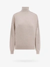 Isabel Marant Asymmetric-hem Roll-neck Jumper In Beige