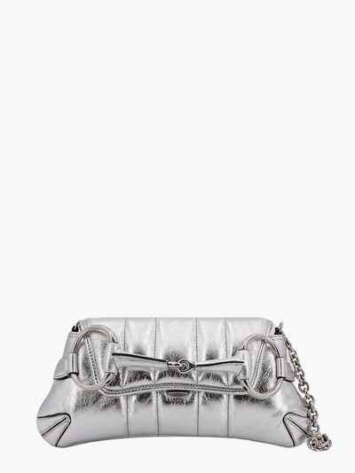 GG Marmont small crocodile shoulder bag in oatmeal