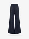 Loro Piana Raydel Cotton Blend Denim High Rise Jean In Blue