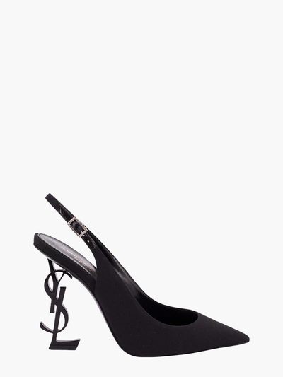 Saint Laurent Opyum 110mm Slingback Pumps In Black