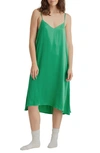 Papinelle Audrey Silk Nightgown In Spearmint