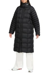 Nike Women's  Sportswear Swoosh Puffer Primaloftâ® Therma-fit Oversized Parka In Black/ White