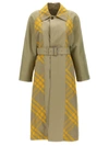 BURBERRY BURBERRY CHECK INSERT TRENCH COAT