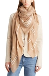 Rag & Bone Dagger Print Scarf In Camel