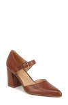 Naturalizer Pixie Mary Jane Pumps In Brazil Nut Faux Leather