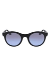 CONVERSE RESTORE 49MM GRADIENT ROUND SUNGLASSES