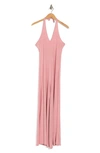 GO COUTURE GO COUTURE WIDE LEG HALTER JUMPSUIT